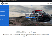 Tablet Screenshot of bmwgroupfleet.com